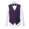 Formal 3 Pieces Mens Suit Flat Shawl Lapel Tuxedos For Wedding (Blazer + Vest + Pants） Pieces Suit