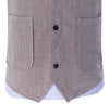 Suit Vest - Vintage Classical Mens Regular Fit Tweed Herringbone V Neck Suit Vest