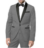 2 Pieces Suit - Fashion 2 Pieces Mens Suit Flat Shawl Lapel Tuxedos For Wedding (Blazer+Pants）