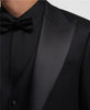 Fashion Men’s 3 Pieces Flat Peak Lapel Tuxedos For Party (Blazer + Vest + Pants) Pieces Suit