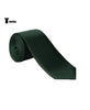 Men’s Modern Fit Classic Solid Color Tie Set Hunt Green Accessories