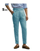 Leisure Men’s Suit Pants Cotton Linen Trousers For Wedding 29W X 28L / Light Blue