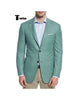 Bussines Men’s 2 Pieces Mens Blazernotch Lapel Linen For Wedding Xs / Light Green Blazer